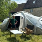 Family Camping Tent With Storage