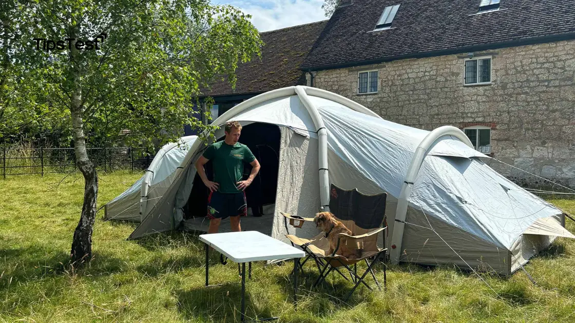 Family Camping Tent With Storage