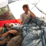 Double sleeping bags for couples