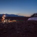 Backcountry camping in Death Valley