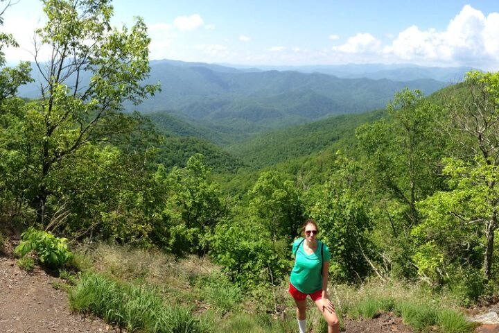 A day hike on the Appalachian Trail
