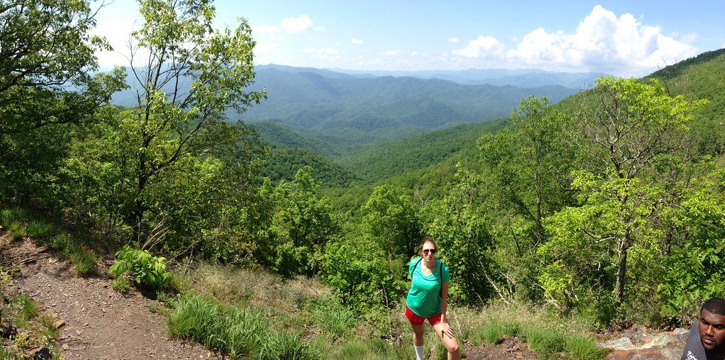 A day hike on the Appalachian Trail