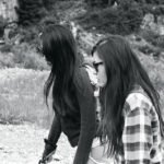 Friends hiking together outdoors