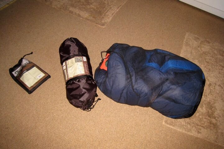 Assorted camping gear