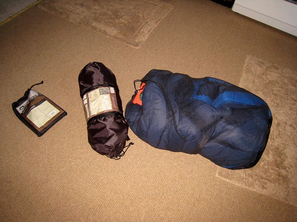 Assorted camping gear
