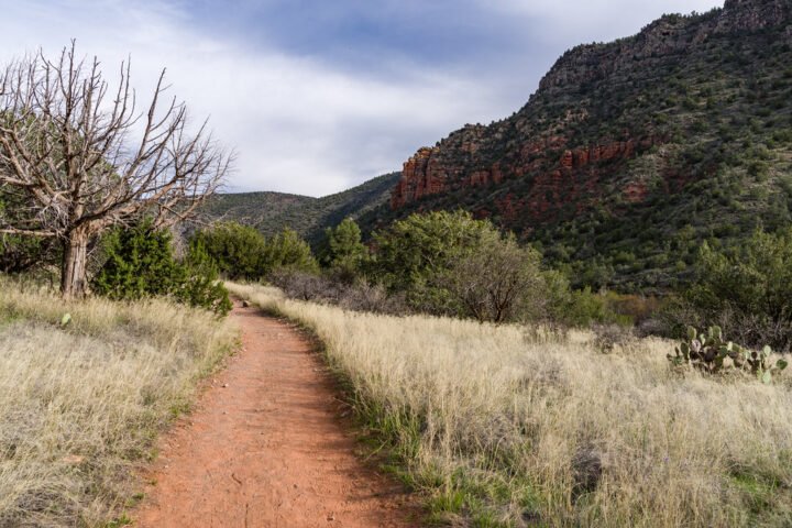 Section of the Bell Trail hiking path
